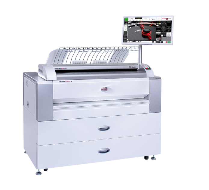 МФУ ROWE ecoPrint i6 и Scan 450i, 2 рулона, 6 м/мин, стандартный выходной лоток сзади